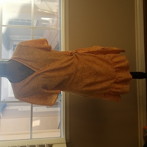 Sexy and Flirty Yellow Foral Romper Dress - Picture 2 of 5